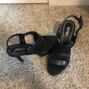 “LimeLight” Black heels size 8